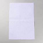 Linen Cross-Stitch Fabric, Aida Cloth, White, 400x300x0.8mm(DIY-WH0349-328)