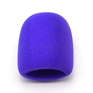 Thick Handheld Stage Microphone Windscreen Foam Cover, Microphone Anti-slip Protective Sponge Sleeve, Audio Accessories, Mauve, 75~82x68~72x44~47mm, Inner Diameter: 52~54x24~26mm(FIND-WH0096-11I)