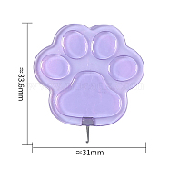 Cat Claw Shaped Plastic Needle Threaders, Thread Guide Tools, with Nickle Plated Iron Hook, Medium Purple, 3.36x3.1cm(SENE-PW0003-034G)