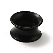 Silicone Ear Plugs Gauges, Tunnel Ear Expander for Men Women, Black, 9x16mm, Pin: 12mm(EJEW-G319-01G)