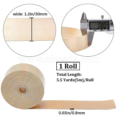 4.6~5M Laser Flat Imitation Leather Cord(LC-GF0001-06F-02)-2