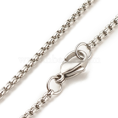 304 Box-Ketten-Halskette aus Edelstahl für Damen(NJEW-JN03892-04)-4