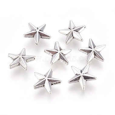 13mm Star Alloy Beads