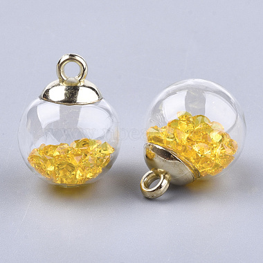 Glass Ball Pendants(X-GLAA-T003-04D)-2