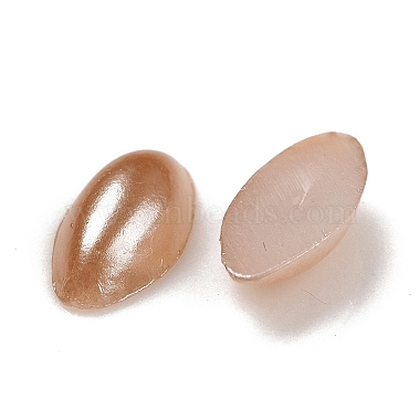 ABS Plastic Imitation Pearl Cabochons(SACR-R756-6x3mm-Z49)-2