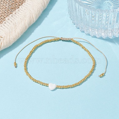Natural Pearl & Seed Braided Bead Bracelets(BJEW-JB09722-04)-2
