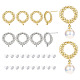 8Pcs 2 Colors Brass Stud Earring Findings(KK-BC0012-77)-1