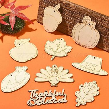 Thanksgiving Day Theme Unfinished Wood Cutouts(WOOD-CJC0009-03)-6
