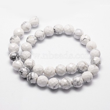 Natural Howlite Beads Strands(X-G-D840-44-8mm)-2