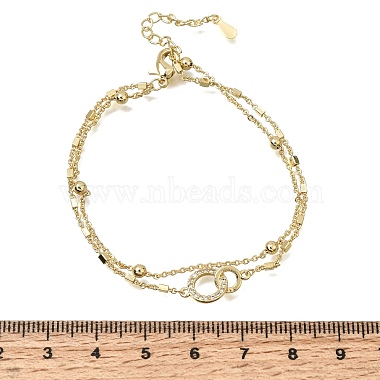 Messingring-Gliederarmb&auml;nder 2-Strang(KK-CBA103C-01G)-5