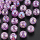 Transparent Crackle Acrylic Beads(MACR-S373-66-L01)-1