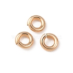 1/20 14K Gold Filled Open Jump Rings, Yellow Gold Filled Saw Cut Round, Real 14K Gold Filled, 21 Gauge, 3x0.76mm, Inner Diameter: 1.5mm(KK-G164-04G-01)
