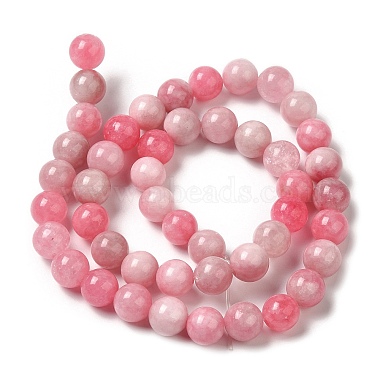 Natural Dyed White Jade Beads Strands(G-M402-C03-07)-5