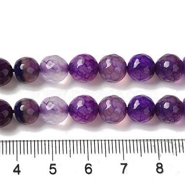 Dyed & Heated Natural Dragon Veins Agate Beads Strands(G-P539-A01-18)-5