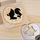 Mother's Day Theme Heart & Woman & Child Carbon Steel Cutting Dies Stencils(PW-WG27002-01)-2