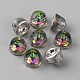 Electroplate Transparent Glass Beads(EGLA-WH0001-08E)-1