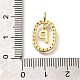 Brass Micro Pave Cubic Zirconia Pendants(ZIRC-P123-01G-P02)-3