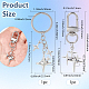 2Pcs 2 Styles Alloy Keychains(KEYC-SP0001-37B)-2