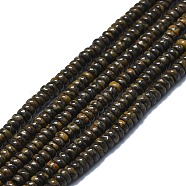 Natural Bronzite Beads Strands, Disc, 4x1.5~2mm, Hole: 0.5mm, about 96pcs/strand, 15.55''(39.5cm)(G-K245-B03-01)