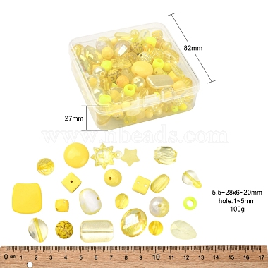 100G Acrylic Beads(SACR-YW0001-41B)-6