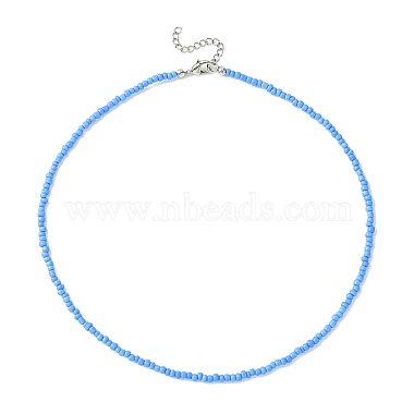 2pcs 2 collier de perles de graines de verre de couleur(NJEW-FZ00010)-3