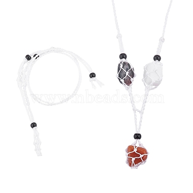 White Nylon Necklaces