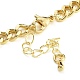 Brass Micro Pave Cubic Zirconia Leopard Pendant Twisted Chain Necklaces(NJEW-K385-01B-01)-3