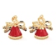 Christmas Theme Rack Plating Brass Pendants(KK-M280-11D-G)-1