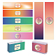 Elite 90Pcs 9 Style Gradient Color Soap Paper Tag(DIY-PH0013-30B)-1