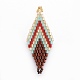 MIYUKI & TOHO Handmade Japanese Seed Beads Links(SEED-E004-B05)-1