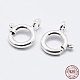 925 Sterling Silver Spring Ring Clasps(STER-K167-076C-S)-1