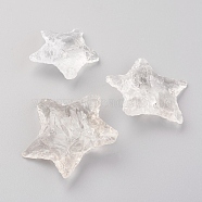 Natural Quartz Crystal Home Display Decorations, Hammered Star, 25~50x25~50x5~18mm(G-F526-03A)