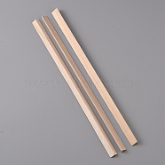 Triangle Wood Sticks, for Modeling DIY Hobby Crafts Woodworking, BurlyWood, 30x1.3~1.5x0.7cm(DIY-WH0304-546C)