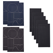 Nbeads 9 Sheets Self-Adhesive Nylon Repair Patches, for Clothing Down Jacket Repair Holes Tearing, Rectangle, Mixed Color, 9 sheets(DIY-NB0006-10)
