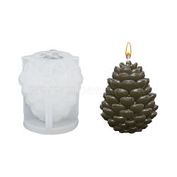 DIY Silicone Candle Mold, for 3D Scented Candle Making, Pine Cone, 9.2x8.3x8.8cm, Inner Diameter: 4.7x4cm(DIY-K065-01A)