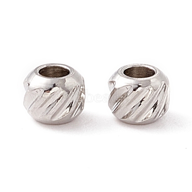 Stainless Steel Color Round 201 Stainless Steel Beads