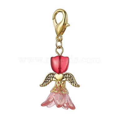 Décorations pendantes en verre Lily Angel(HJEW-JM01625-02)-4