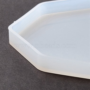 Diy восьмиугольная чашка коврик силиконовые Молды(X-DIY-E036-05)-5