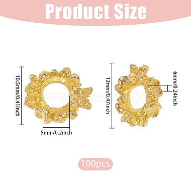100pcs perles d'espacement en alliage(FIND-CA0011-55)-2