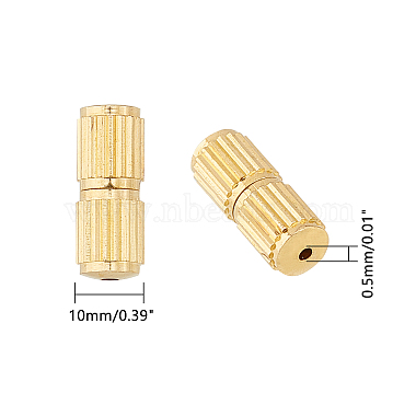 застежками винт латунный(KK-FH0001-07G)-2