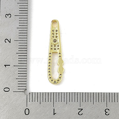 Brass Micro Pave Cubic Zirconia Pendants(KK-B114-02G-02)-3