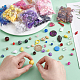 300G 10 Colors Acrylic Beads(SACR-ME0001-03)-3