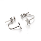 Tarnish Resistant 304 Stainless Steel Ear Studs(EJEW-P045-14P)-2