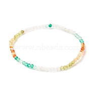 3MM Natural Mixed Gemstone Round Beads Stretch Bracelet for Women, Inner Diameter: 2-1/4 inch(5.7cm), Beads: 3mm(BJEW-JB07419)