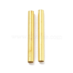 Brass Tube Beads, Cadmium Free & Lead Free, Golden, 25x2.7mm, Hole: 2mm(KK-B120-03K-P)