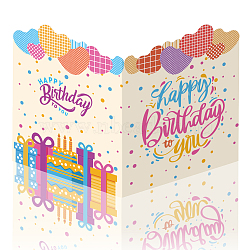 Rectangle Paper Farewell Greeting Card, Word, 350x275mm(AJEW-WH0522-004)