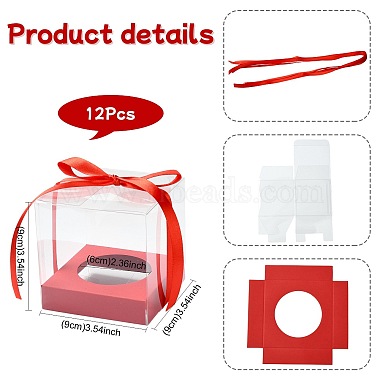 Square PET & Paper Bakery Box(CON-FZC0002-004E)-4