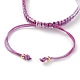 Fabrication de bracelets en cordon tressé en polyester réglable(AJEW-JB00860)-5