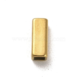 304 Stainless Steel Beads, Rectangle, Golden, 10x4x4mm, Hole: 3.5x3.5mm(STAS-Q316-05D-G)