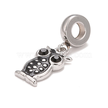 304 Stainless Steel European Dangle Charms(STAS-I194-24P)-3